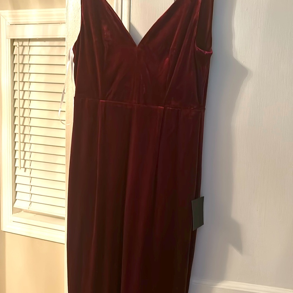 Lulu’s Maroon Suede Dress size small